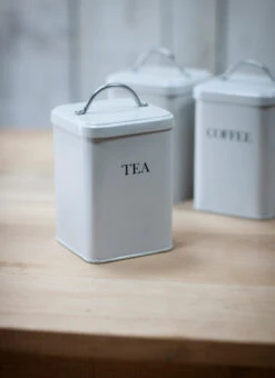 Original Tea Canister - Chalk 8 Original Tea Canister - Chalk -Garden Trading Store CATC01 portrait 1 39920.1698744361