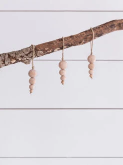 Set Of 3 Curbridge Bead Baubles