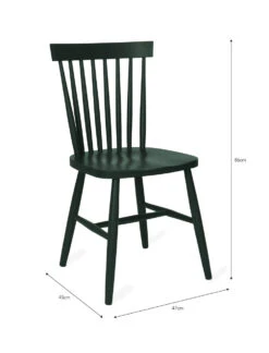 Spindle Back Chair - Forest Green 9 Spindle Back Chair - Forest Green -Garden Trading Store CHFG01 portrait 9 14735.1638463972