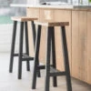 Tall Clockhouse Stool - Carbon