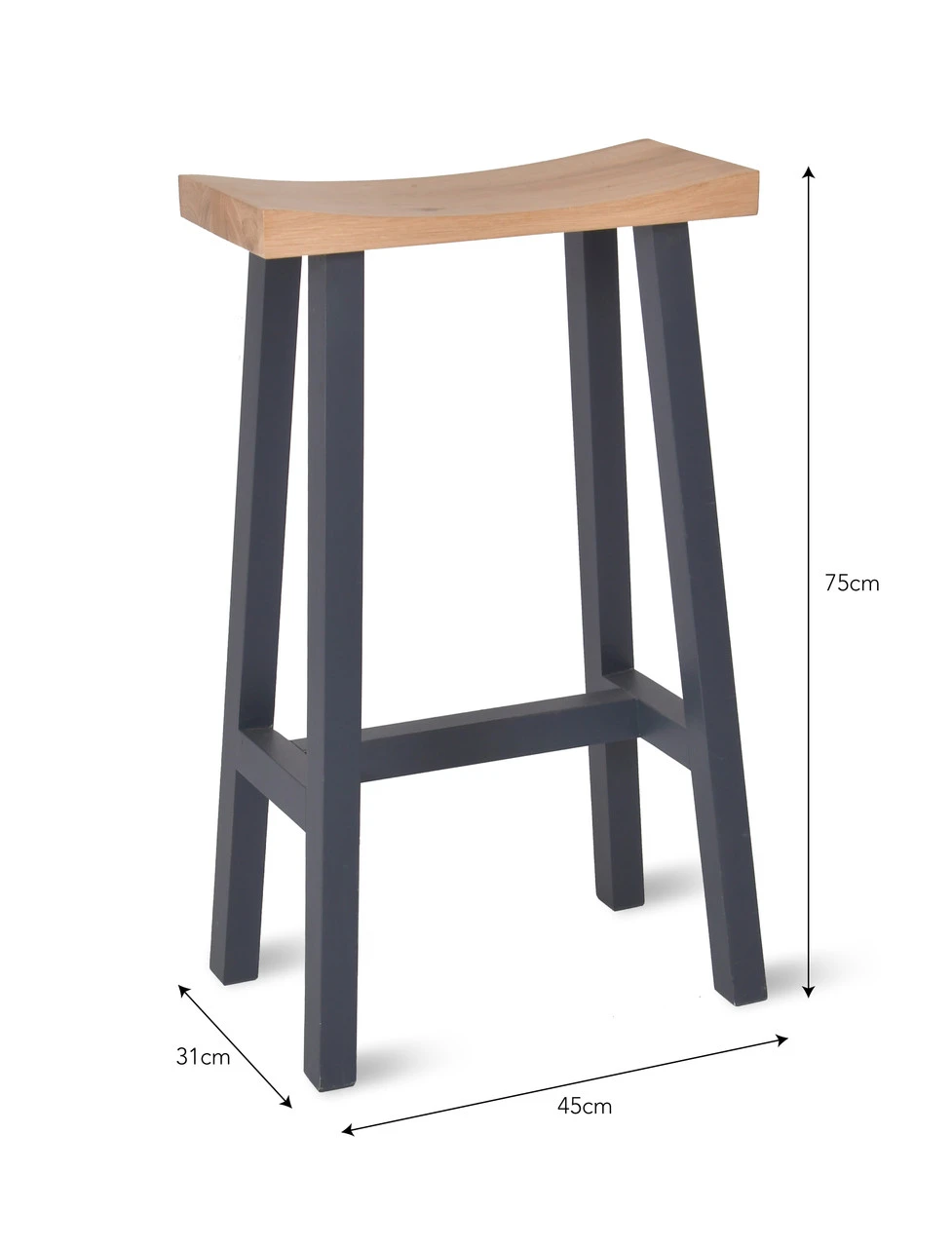 Tall Clockhouse Stool - Carbon 4 Tall Clockhouse Stool - Carbon - Image 4