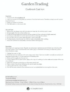 Coalbrook Griddle Pan -Garden Trading Store CICP01 portrait 3 00903.1649257418