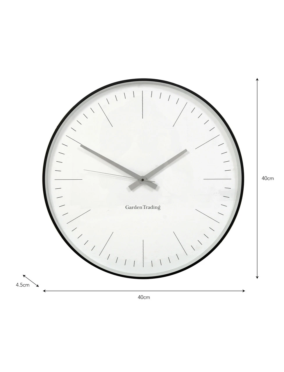 Carbon Eastington Clock - 40cm 3 Carbon Eastington Clock - 40cm - Image 3