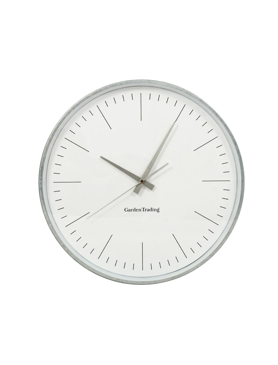 Eastington Clock - Galvanised Steel- 50cm 3 Eastington Clock - Galvanised Steel- 50cm - Image 3