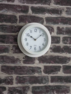 Tenby Clock - Lily White