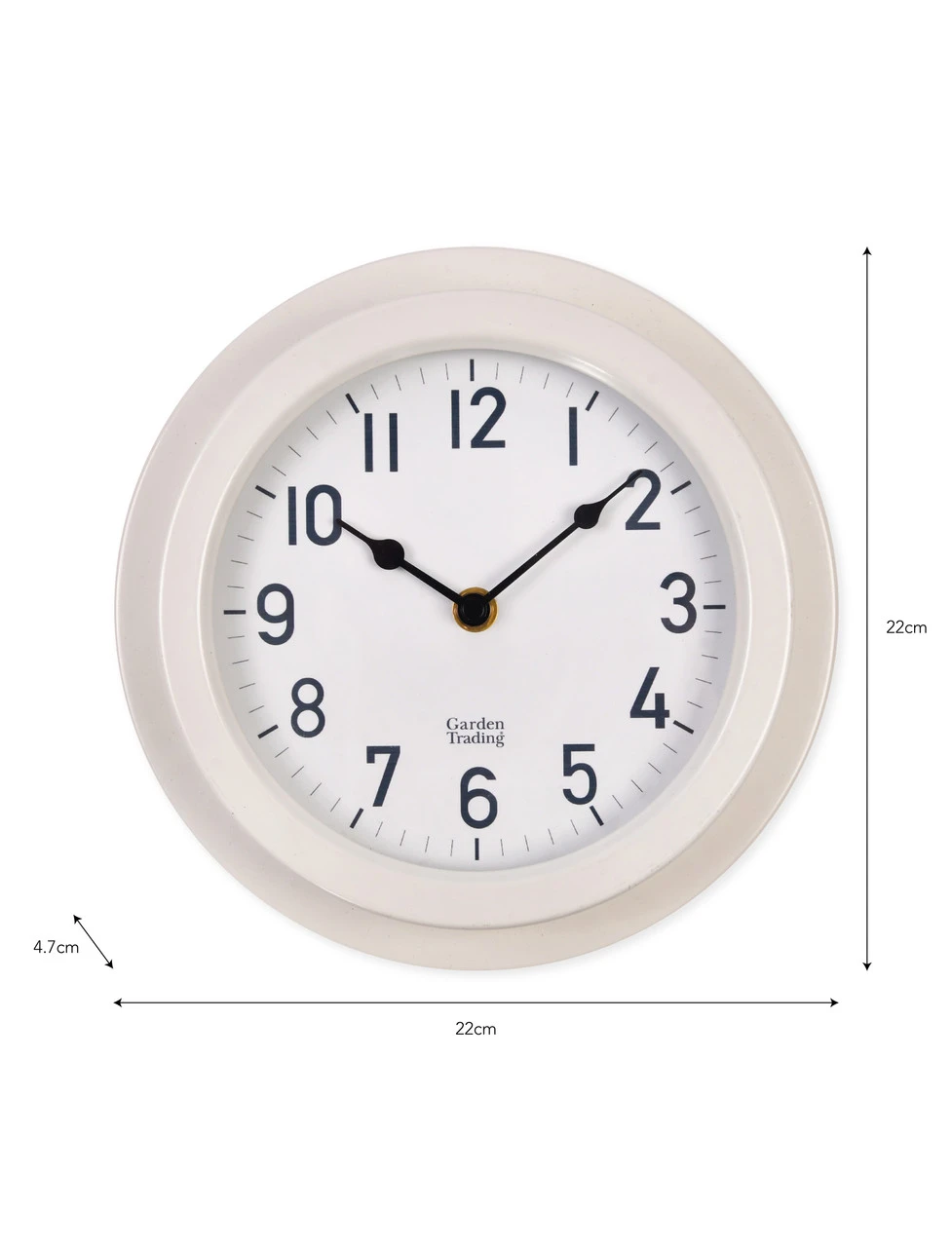 Tenby Clock - Lily White 3 Tenby Clock - Lily White - Image 3