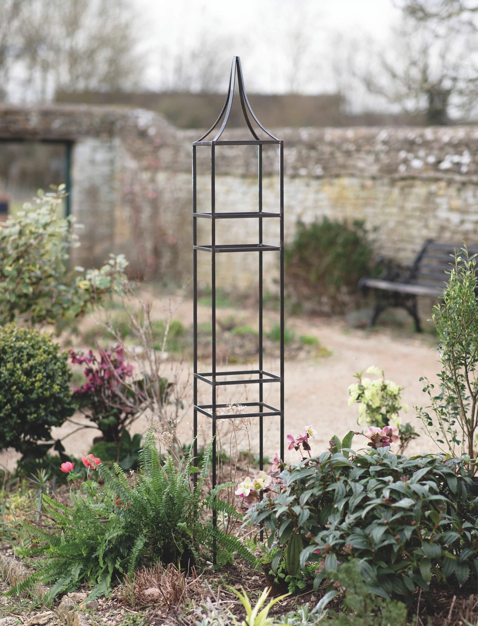 Charlbury Obelisk Plant Support - Small 1 Charlbury Obelisk Plant Support - Small