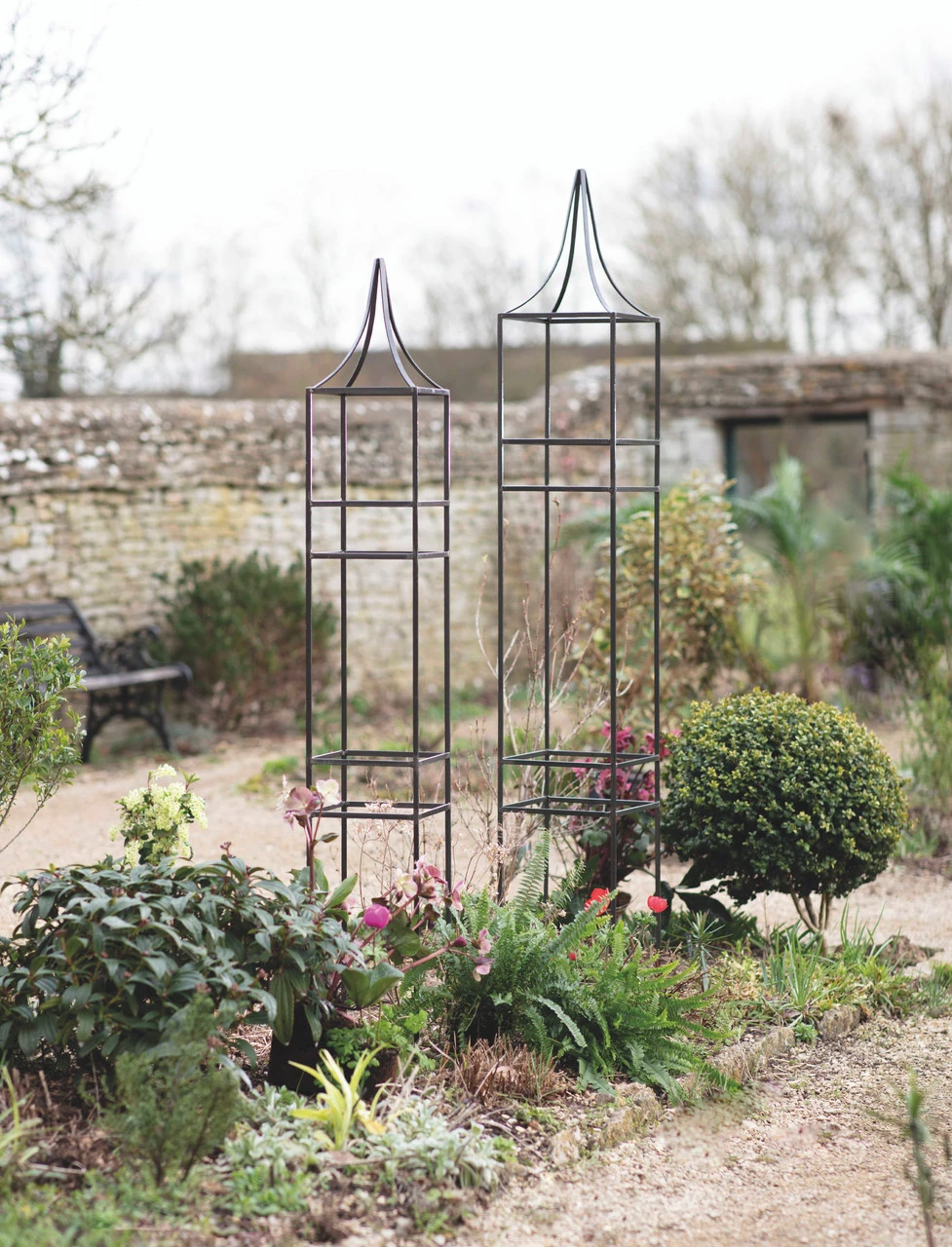 Charlbury Obelisk Plant Support - Small 2 Charlbury Obelisk Plant Support - Small - Image 2