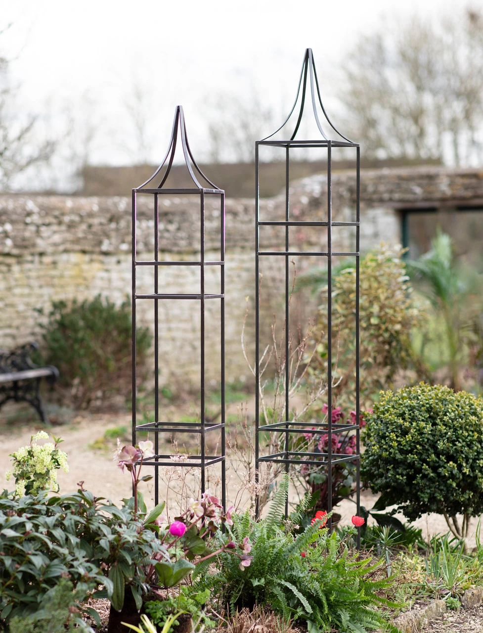 Charlbury Obelisk Plant Support - Set Of 2 1 Charlbury Obelisk Plant Support - Set Of 2