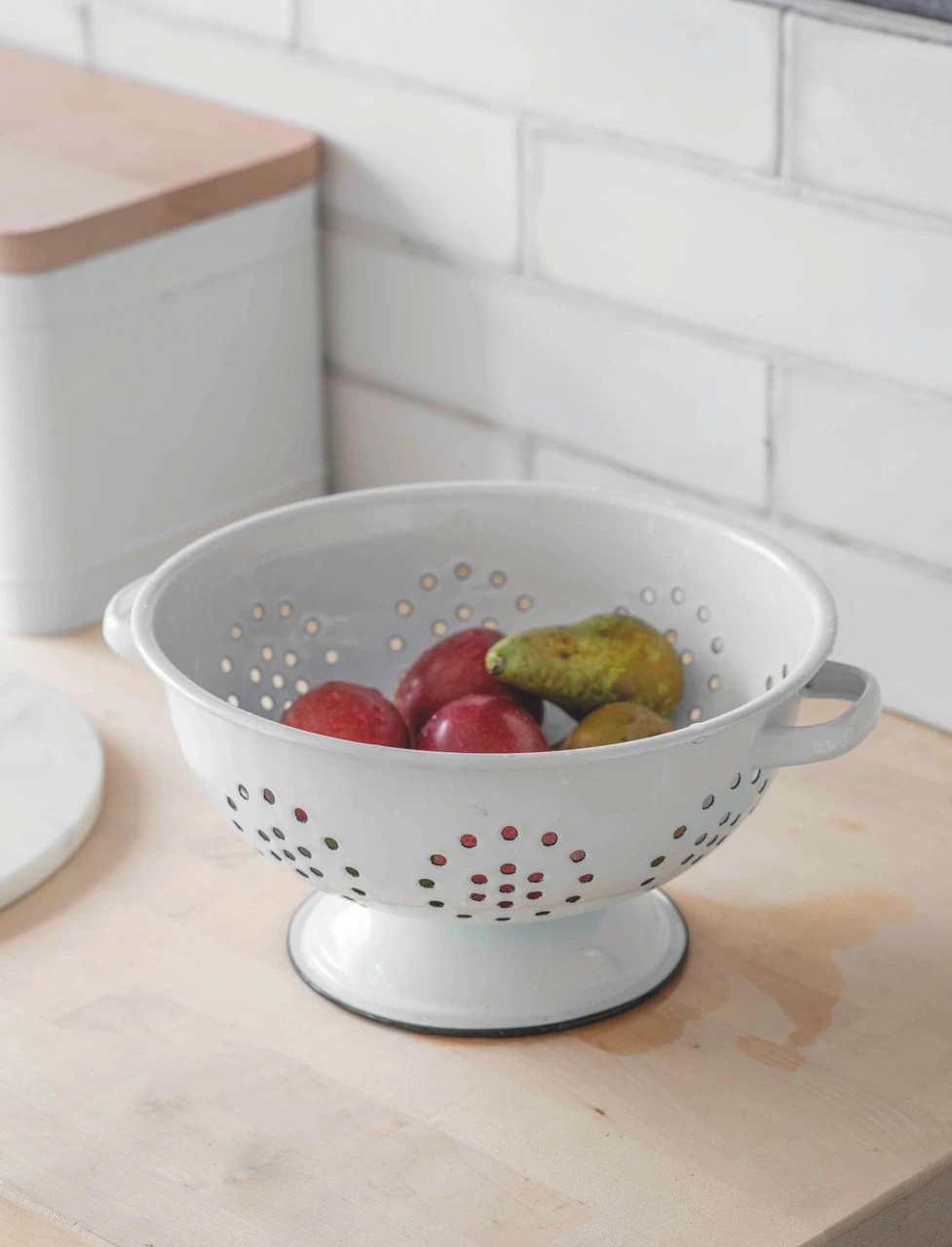 Enamel Colander 1 Enamel Colander