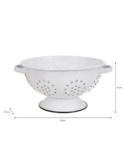 Enamel Colander 7 Enamel Colander -Garden Trading Store COWH01 portrait 9 91551.1638464480