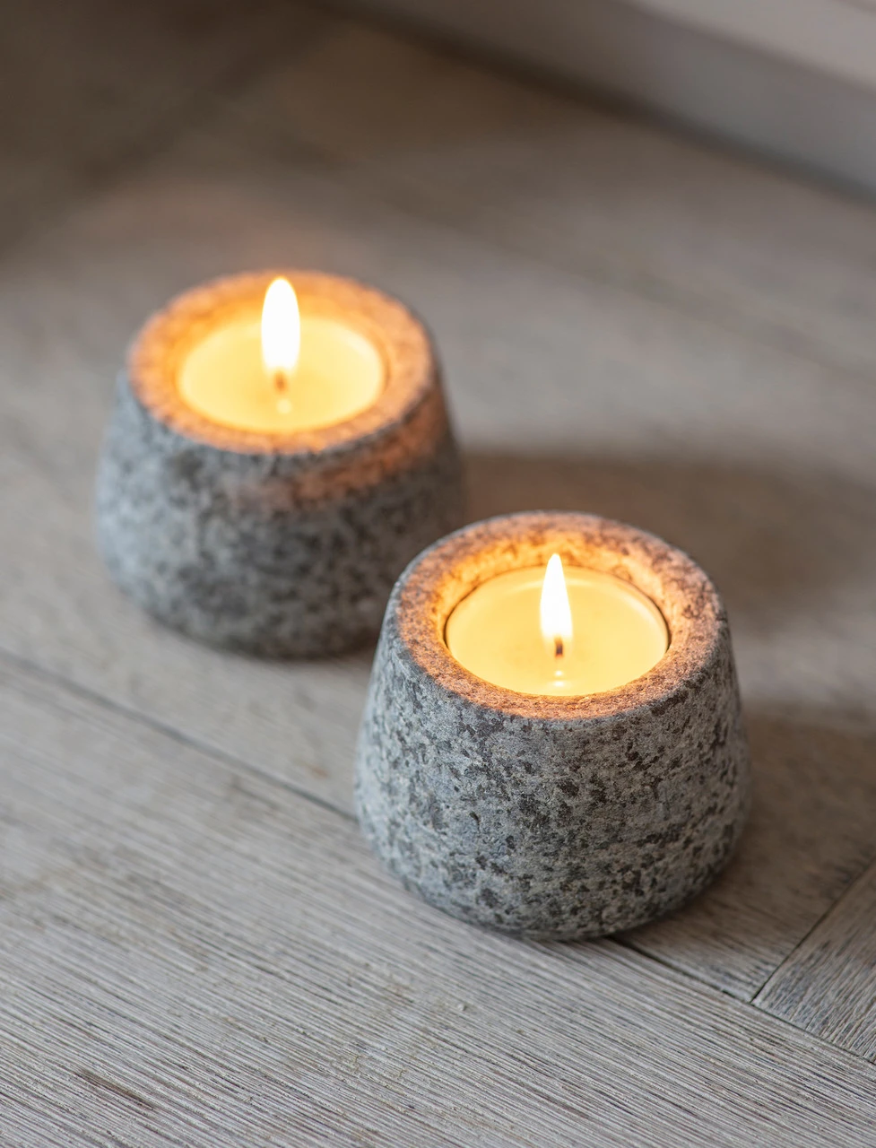 Pair Of Ramsden Tealight Holders 1 Pair Of Ramsden Tealight Holders