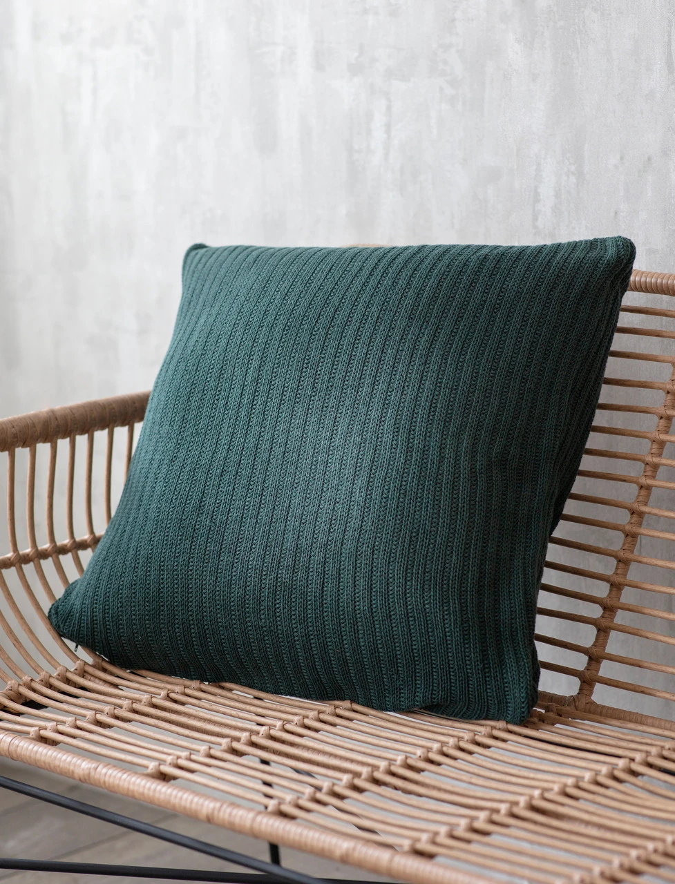 Orford Cushion - Forest Green 1 Orford Cushion - Forest Green