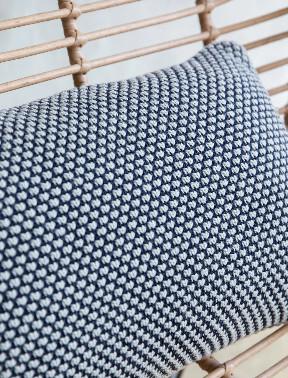 Framlingham Cushion - Ink - 30 X 50cm 2 Framlingham Cushion - Ink - 30 X 50cm - Image 2