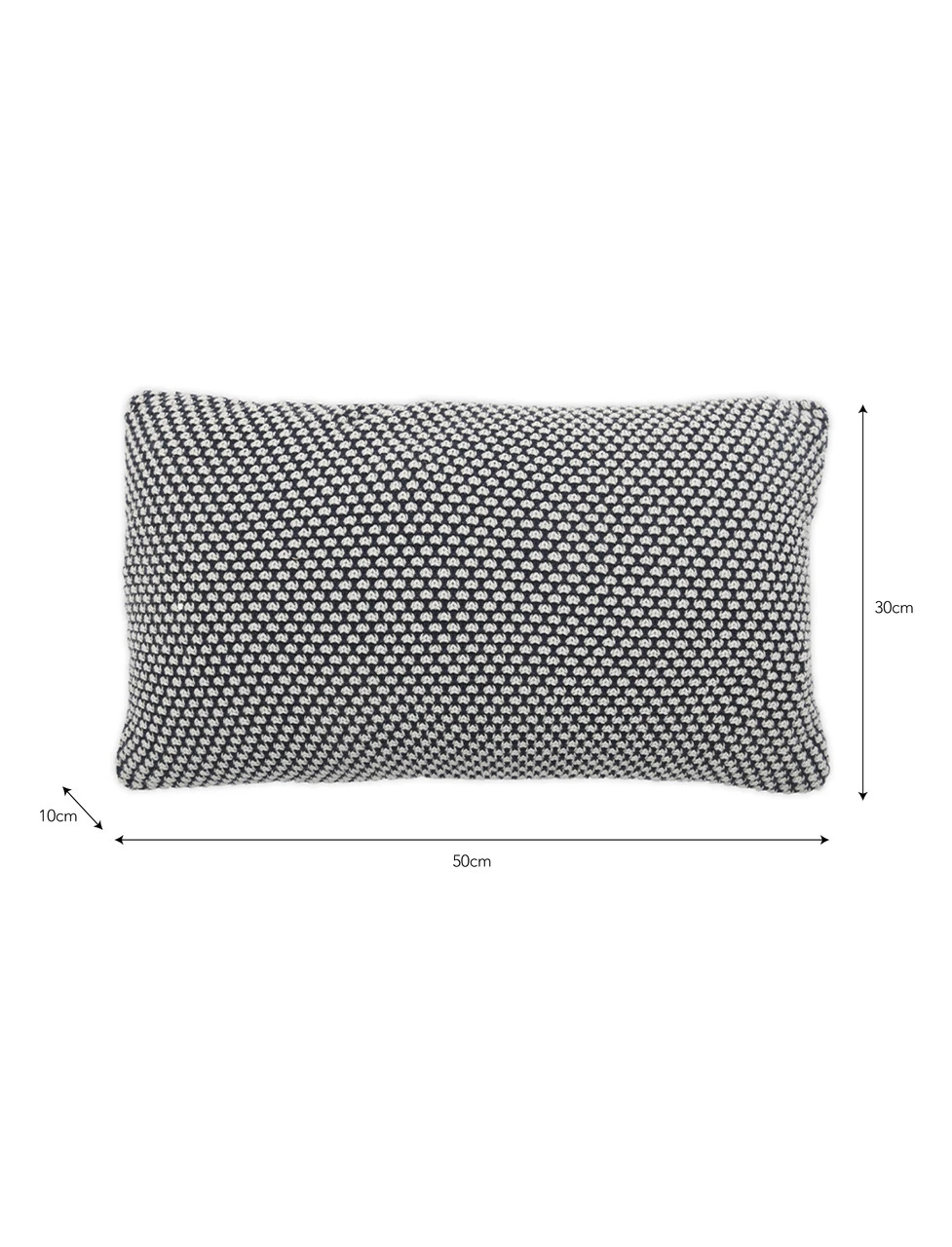 Framlingham Cushion - Ink - 30 X 50cm 4 Framlingham Cushion - Ink - 30 X 50cm - Image 4