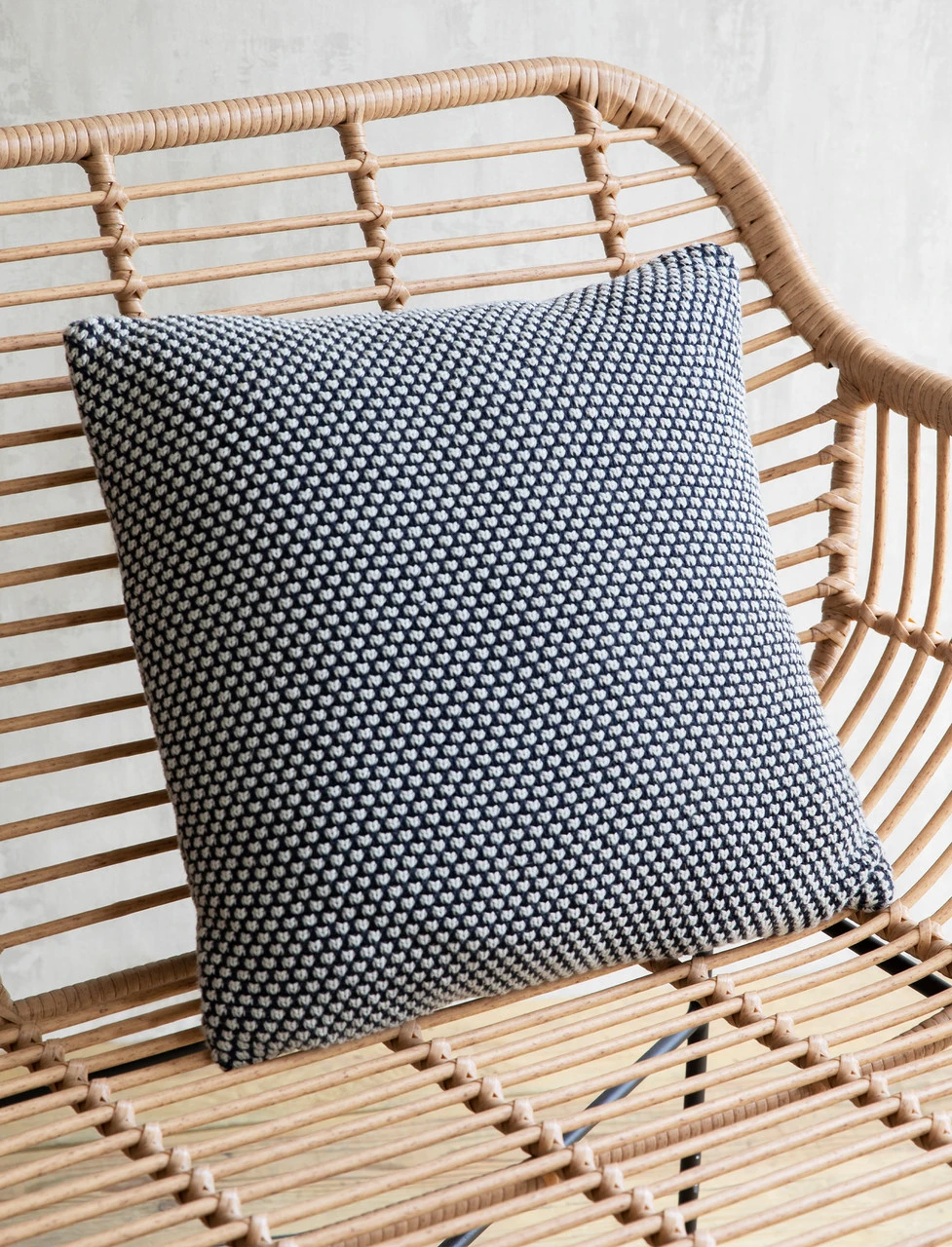 Framlingham Cushion - Ink - 45 X 45cm 1 Framlingham Cushion - Ink - 45 X 45cm