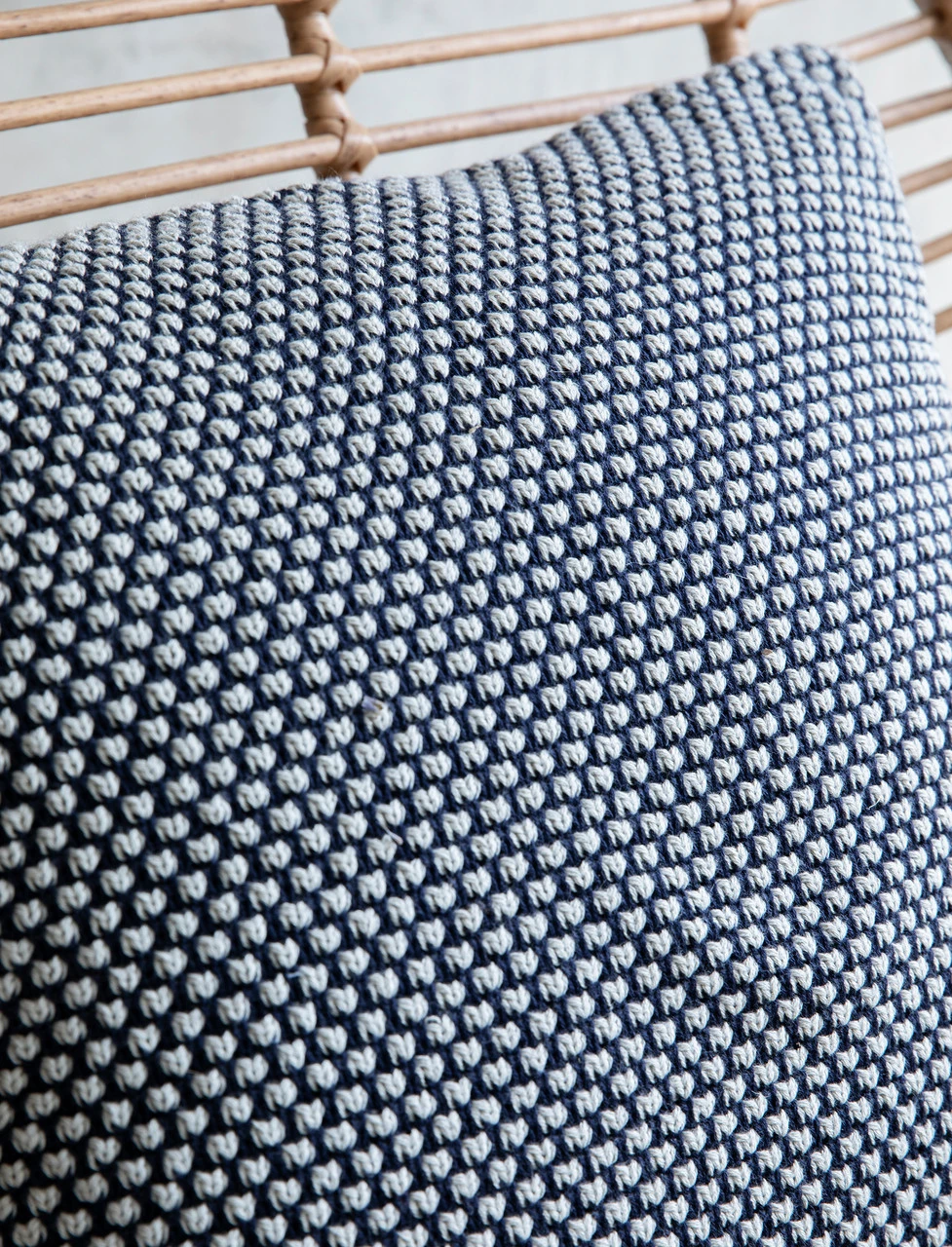 Framlingham Cushion - Ink - 45 X 45cm 2 Framlingham Cushion - Ink - 45 X 45cm - Image 2