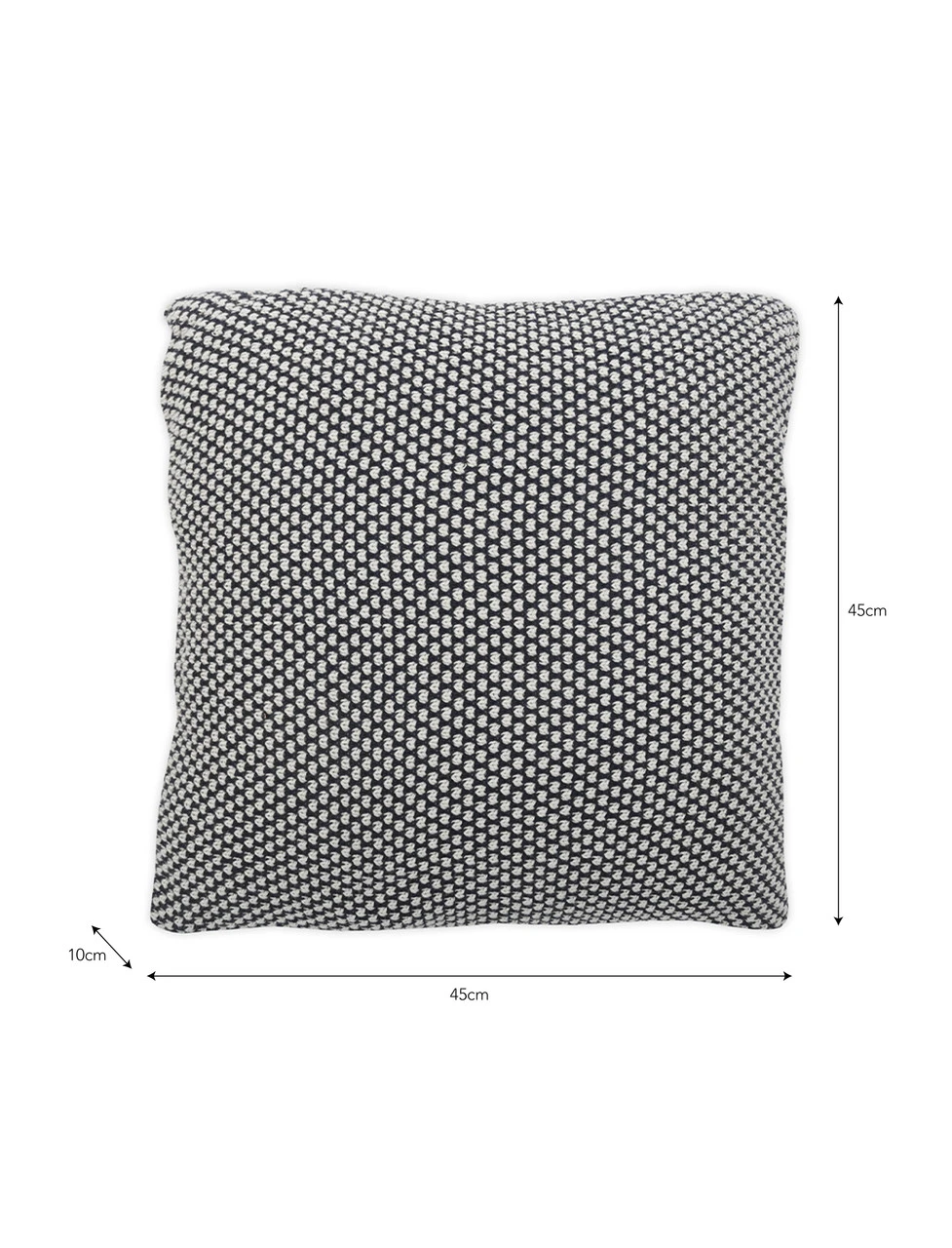 Framlingham Cushion - Ink - 45 X 45cm 4 Framlingham Cushion - Ink - 45 X 45cm - Image 4