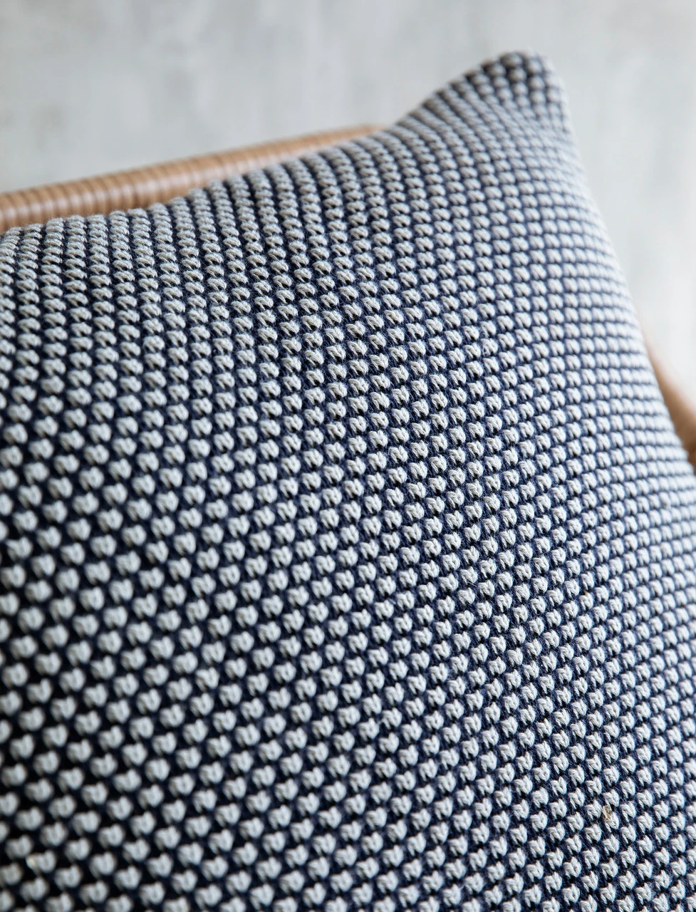 Framlingham Cushion - Ink - 60 X 60cm 2 Framlingham Cushion - Ink - 60 X 60cm - Image 2
