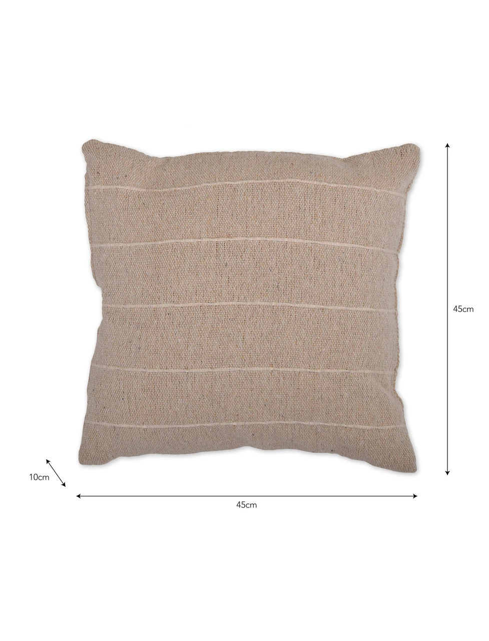 Walberswick Stripe Cushion - Natural 3 Walberswick Stripe Cushion - Natural - Image 3