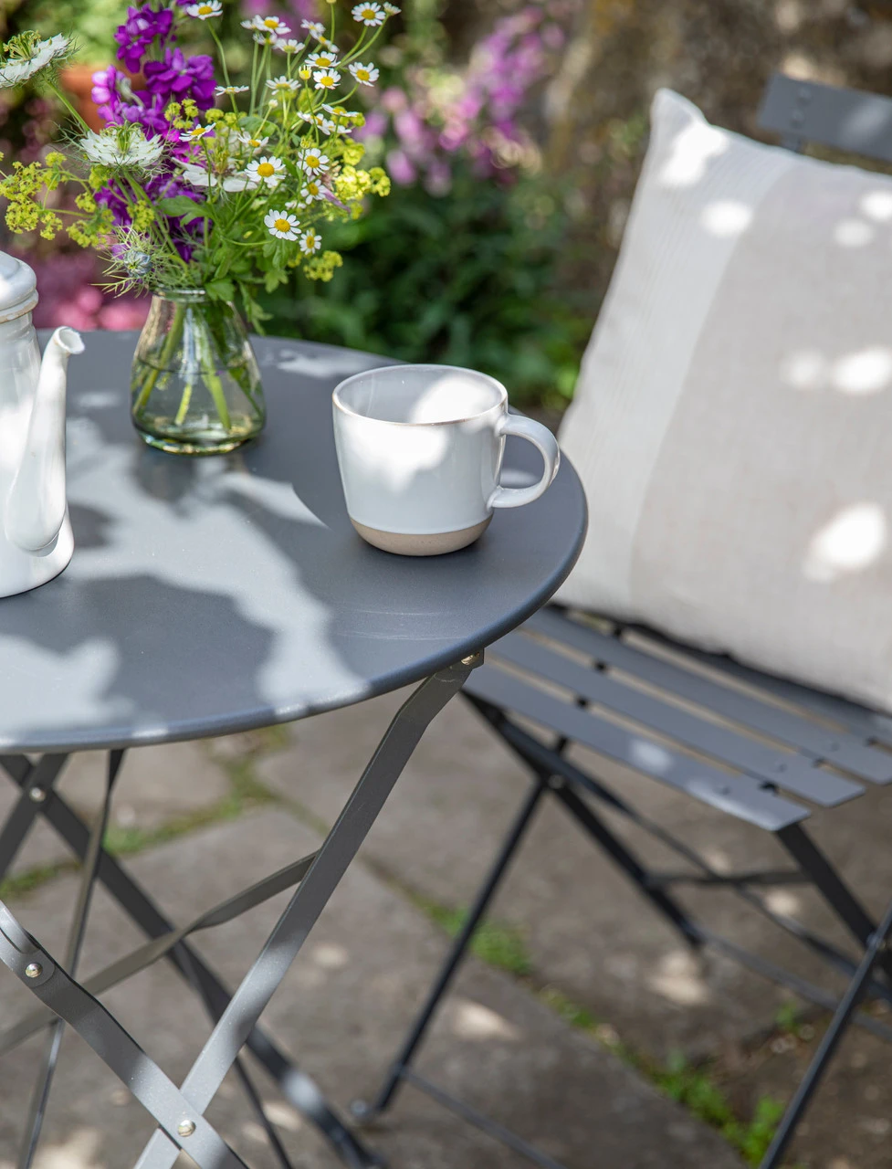 Rive Droite Bistro Set - Small - Carbon 2 Rive Droite Bistro Set - Small - Carbon - Image 2