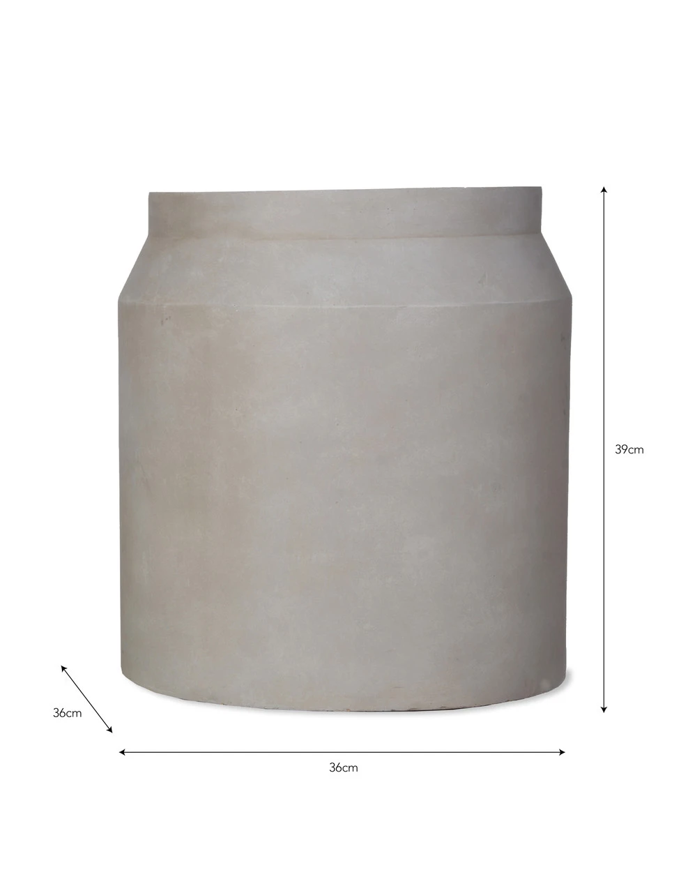 Draycott Planter - Large - Limestone 4 Draycott Planter - Large - Limestone - Image 4