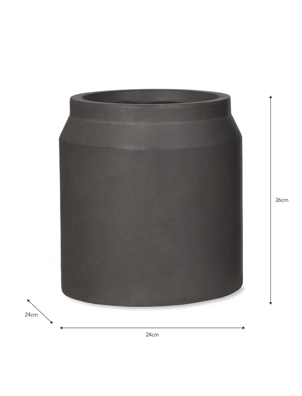 Draycott Planter - Small - Pebble 3 Draycott Planter - Small - Pebble - Image 3