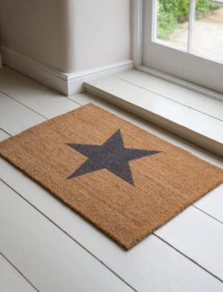 Star Doormat - Natural - Large