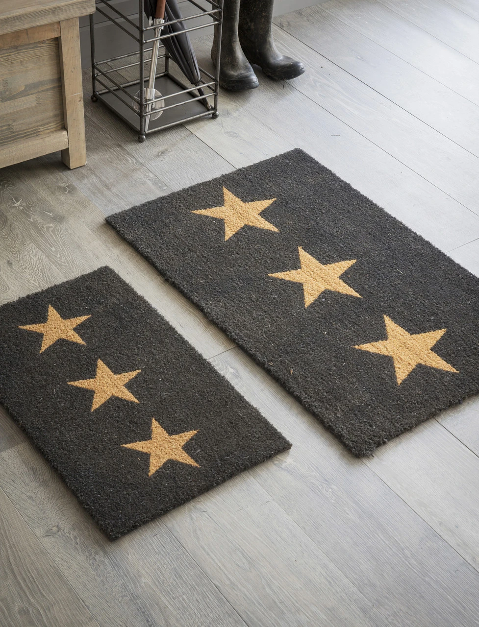 Doormat 3 Stars - Small 2 Doormat 3 Stars - Small - Image 2