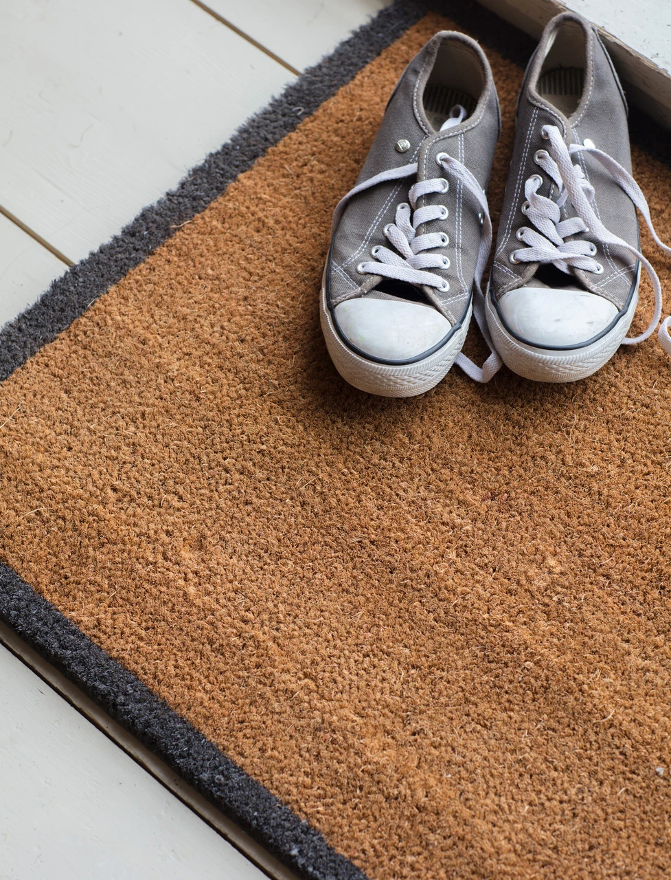 Double Doormat - Charcoal Border 2 Double Doormat - Charcoal Border - Image 2