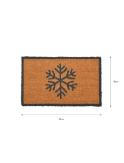 Snowflake Doormat - Small 7 Snowflake Doormat - Small -Garden Trading Store DMCO23 portrait 9 07132.1638545417