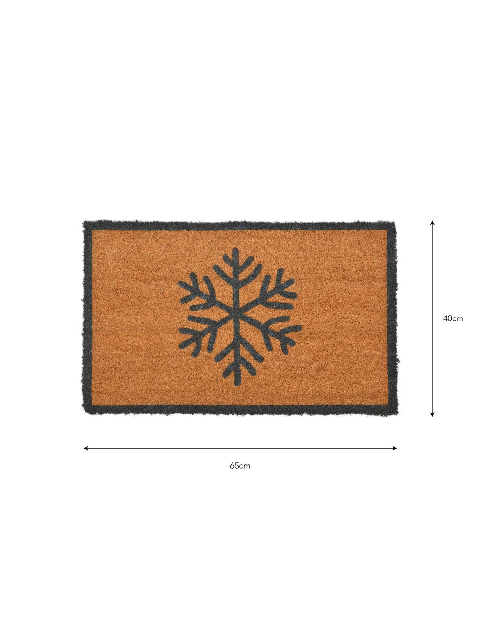 Snowflake Doormat - Small 4 Snowflake Doormat - Small - Image 4