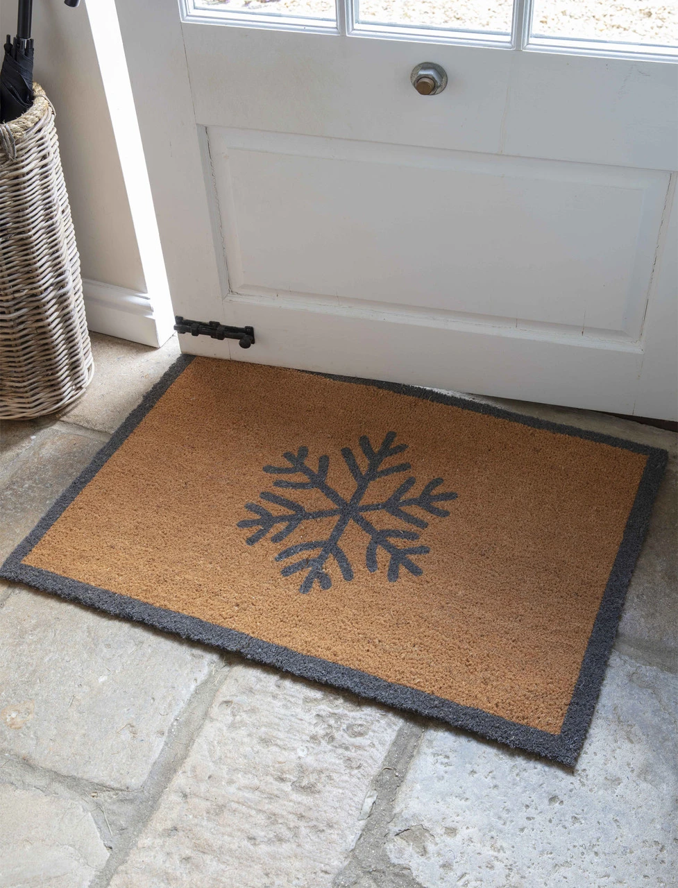 Snowflake Doormat - Large 1 Snowflake Doormat - Large