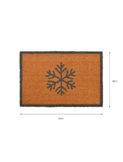 Snowflake Doormat - Large 5 Snowflake Doormat - Large -Garden Trading Store DMCO24 portrait 9 56707.1638545421