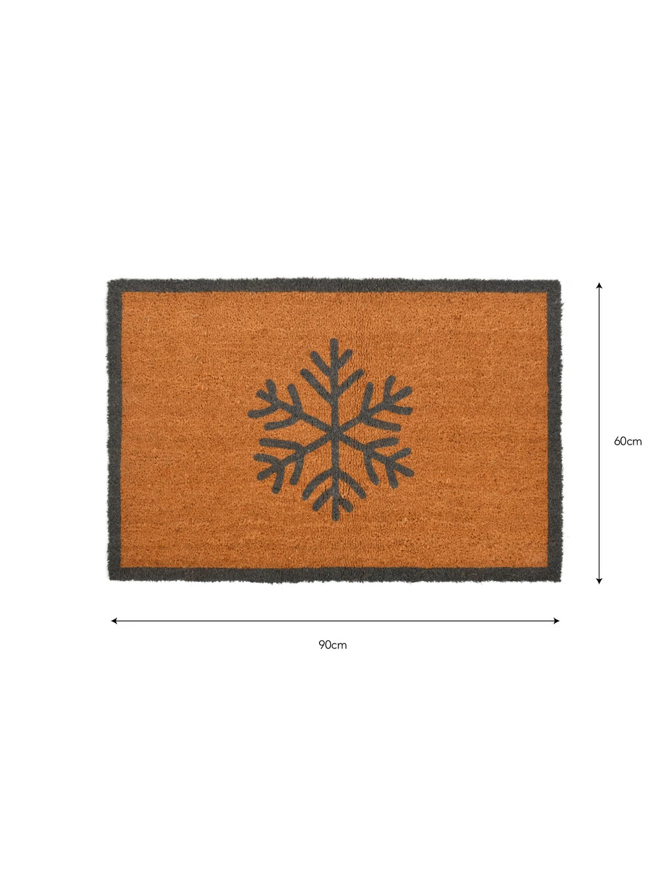 Snowflake Doormat - Large 3 Snowflake Doormat - Large - Image 3