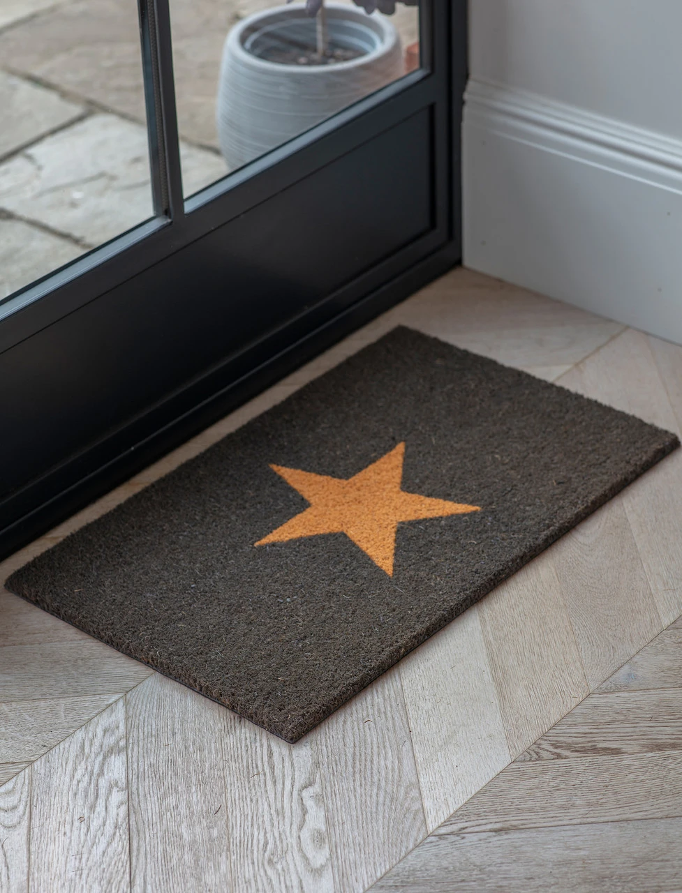 Charcoal Star Doormat - Small 1 Charcoal Star Doormat - Small