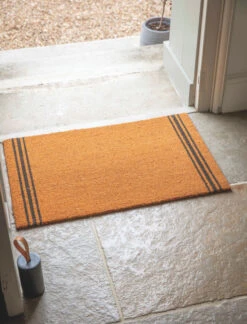 Triple Stripe Doormat - Natural - Large