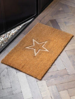 Embossed Star Doormat - Small