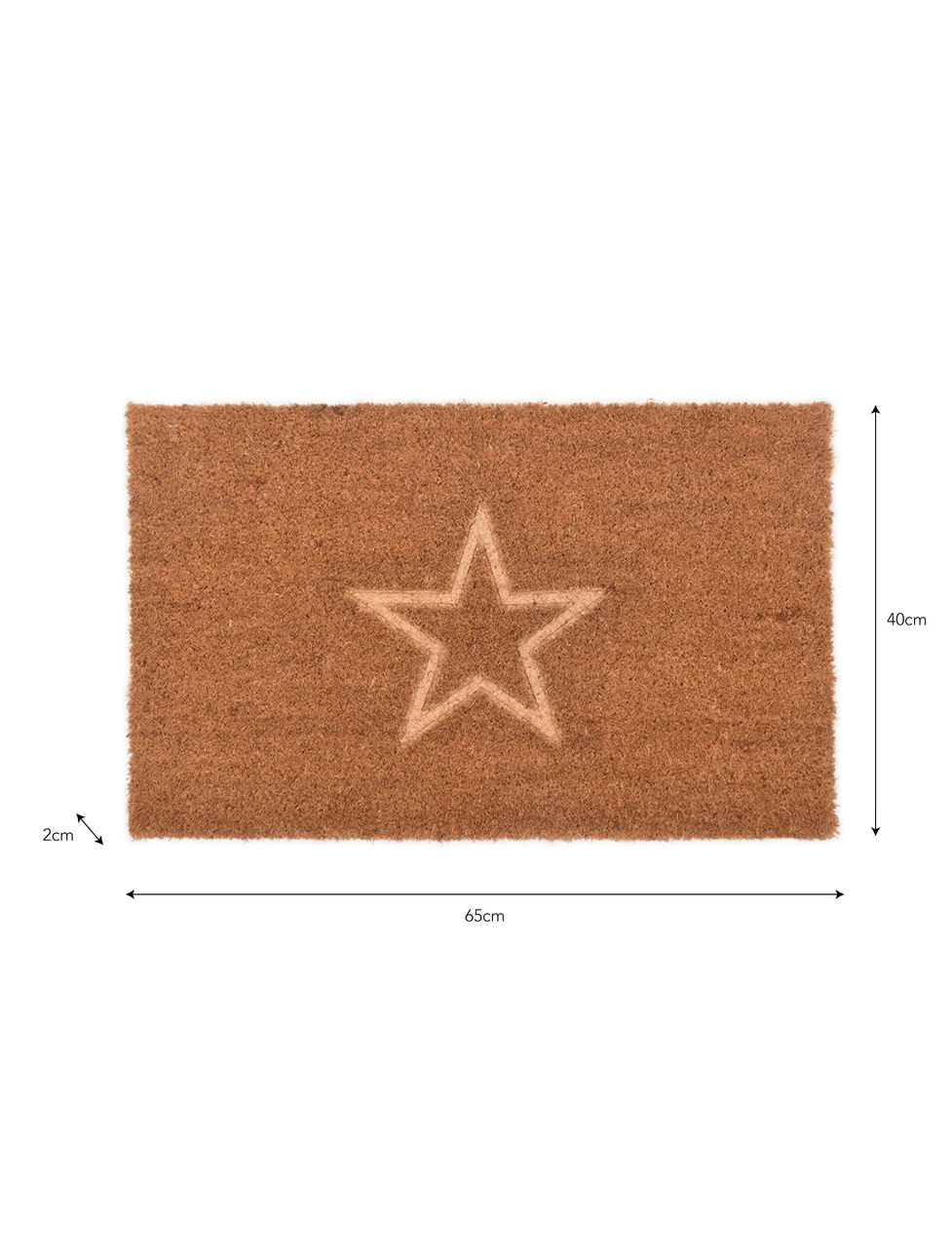 Embossed Star Doormat - Small 4 Embossed Star Doormat - Small - Image 4