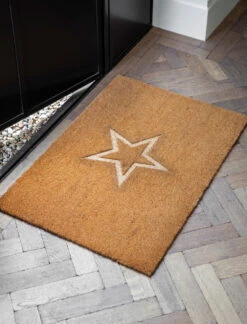 Embossed Star Doormat - Large