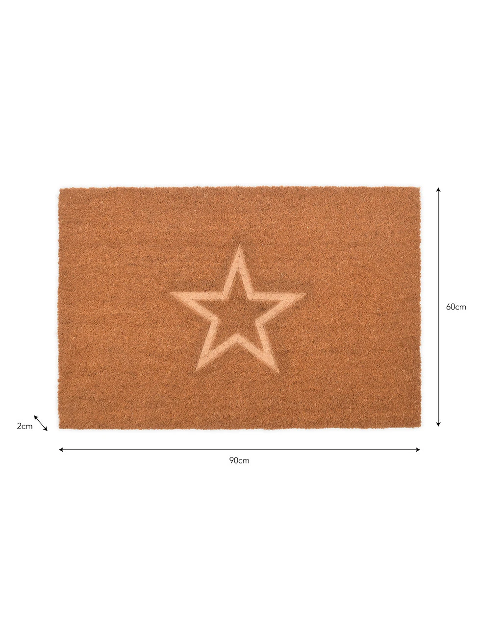 Embossed Star Doormat - Large 3 Embossed Star Doormat - Large - Image 3