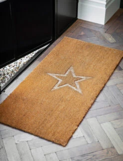 Embossed Star Doormat - Double