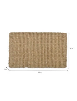 Woven Doormat - Natural 5 Woven Doormat - Natural -Garden Trading Store DMJU02 portrait 9 27364.1638545463