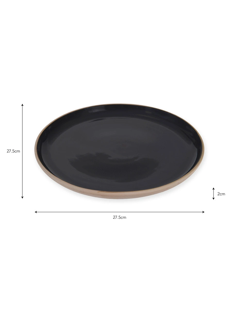 Holwell Dinner Plate - Carbon 4 Holwell Dinner Plate - Carbon - Image 4