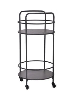 Round Drinks Trolley - Carbon 6 Round Drinks Trolley - Carbon -Garden Trading Store DTCN01 portrait 8 04597.1638550232