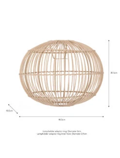 Battersea Easy Fit Pendant Shade - Round 7 Battersea Easy Fit Pendant Shade - Round -Garden Trading Store EFBA01 portrait 9 39219.1638535813