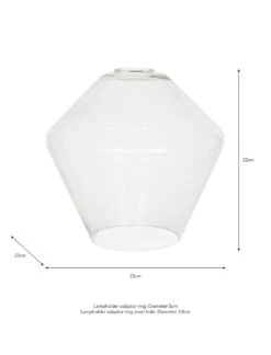 Chelsea Easy Fit Pendant Shade - Diamond 7 Chelsea Easy Fit Pendant Shade - Diamond -Garden Trading Store EFCH02 portrait 9 25689.1638535826