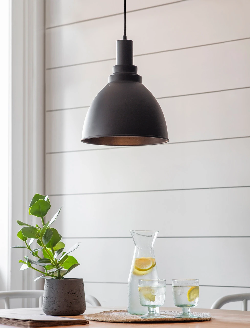 Hillingdon Easy Fit Pendant Shade - Black 1 Hillingdon Easy Fit Pendant Shade - Black