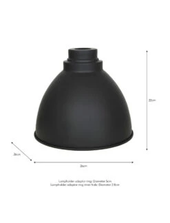 Hillingdon Easy Fit Pendant Shade - Black 7 Hillingdon Easy Fit Pendant Shade - Black -Garden Trading Store EFHI01 portrait 9 36055.1638535830