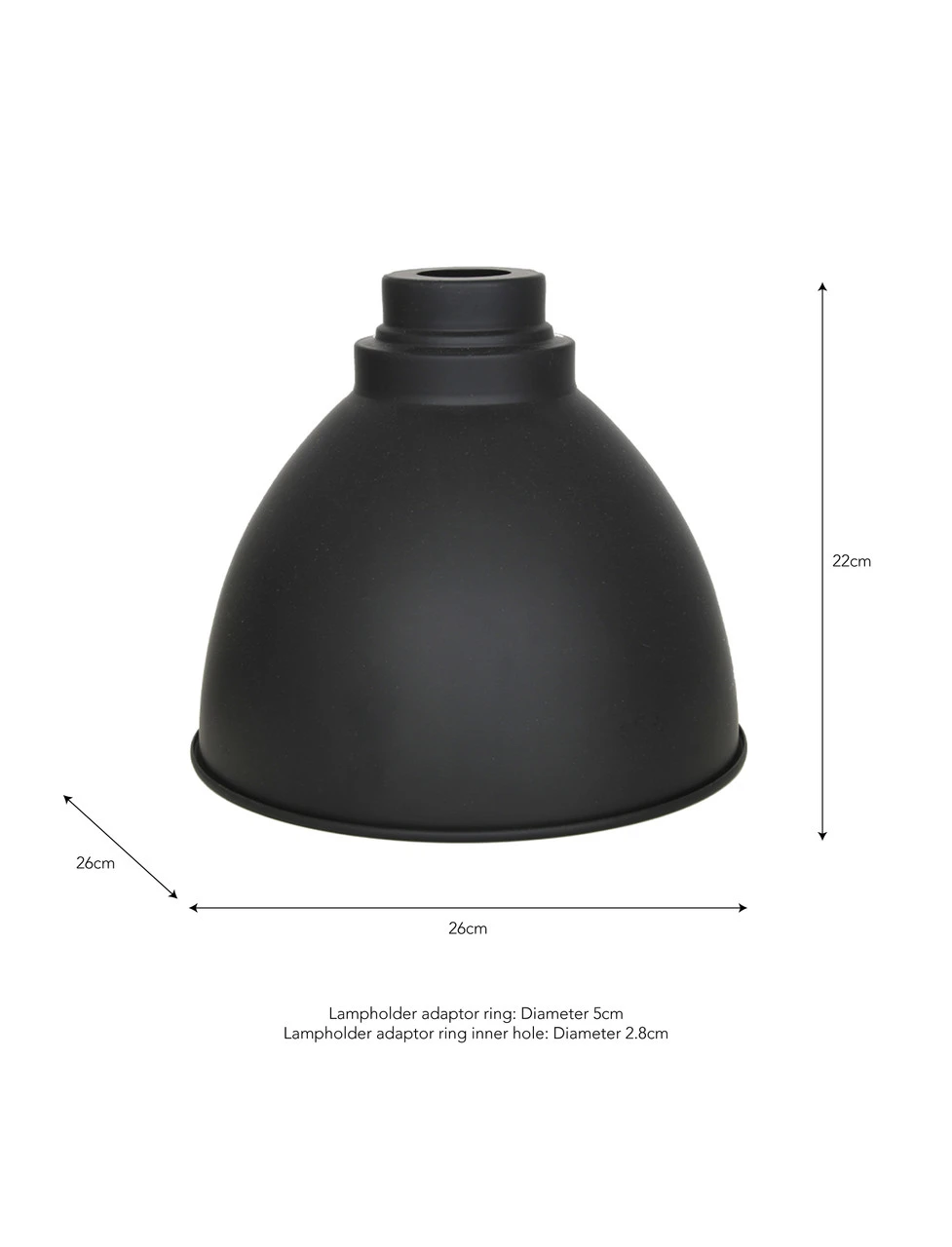 Hillingdon Easy Fit Pendant Shade - Black 4 Hillingdon Easy Fit Pendant Shade - Black - Image 4